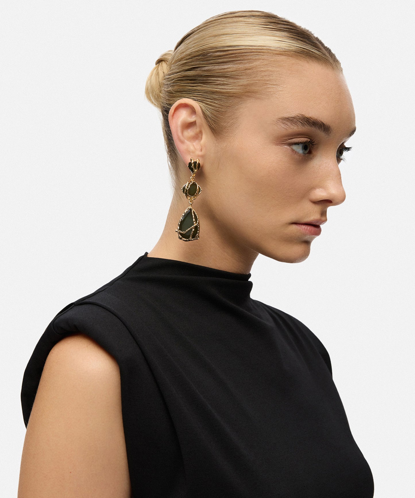 Reçineli Sallantılı Küpe