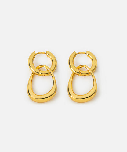 Iç Içe Geçmiş Halka Küpe