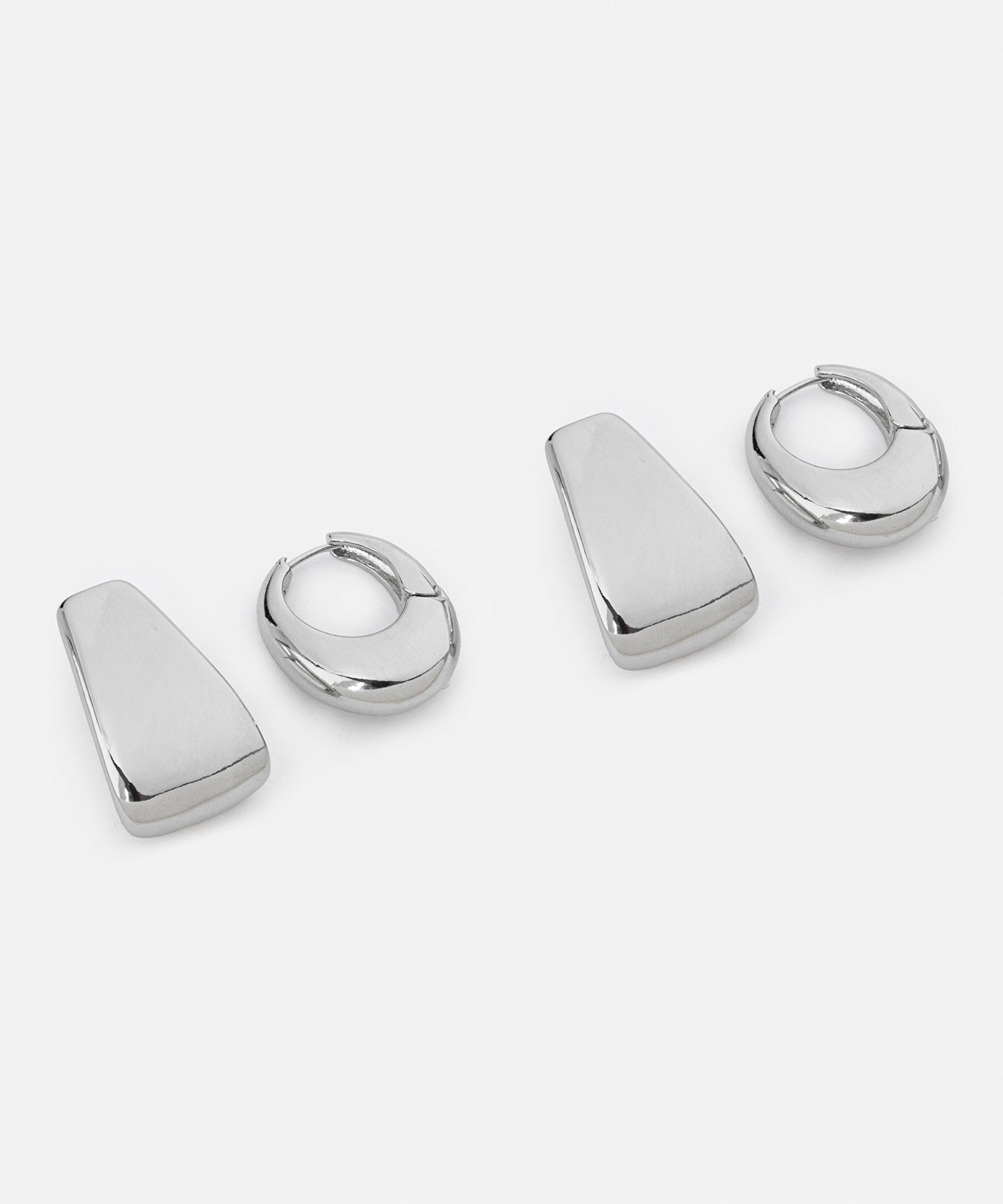 Ikili Metal Küpe Seti