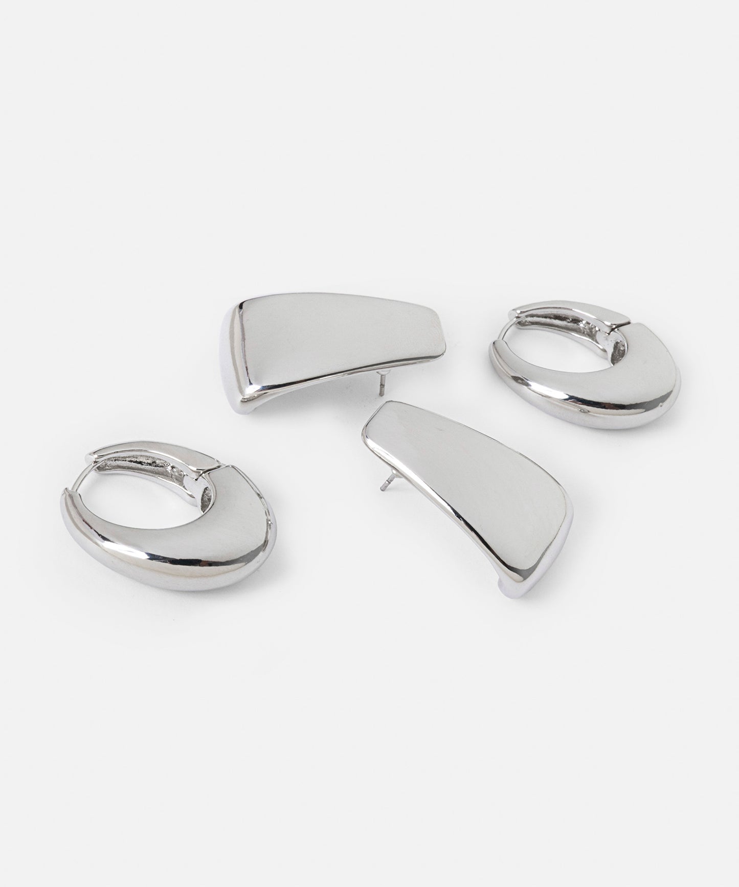 Ikili Metal Küpe Seti