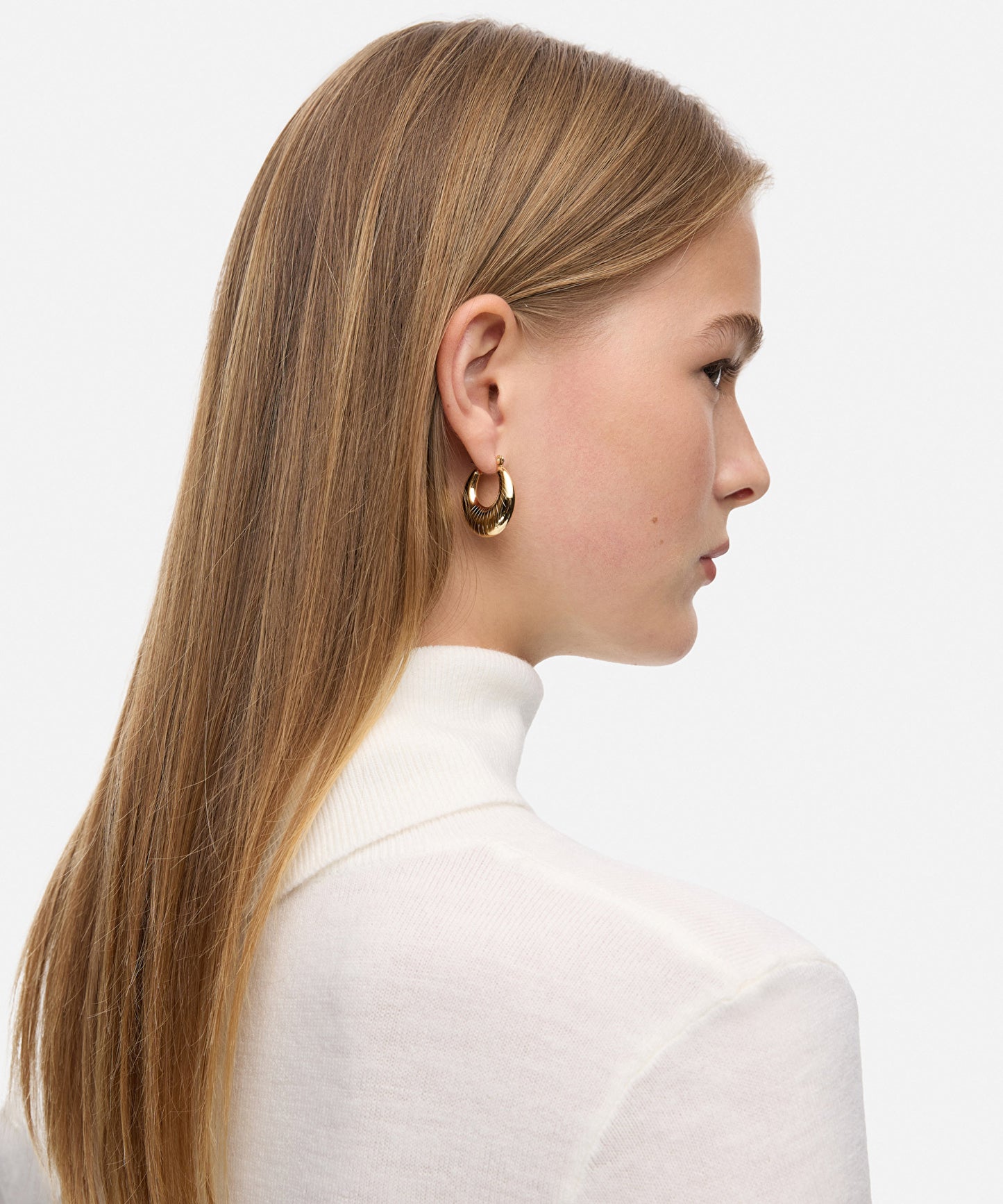 Dokulu Paslanmaz Çelik Küpe Seti