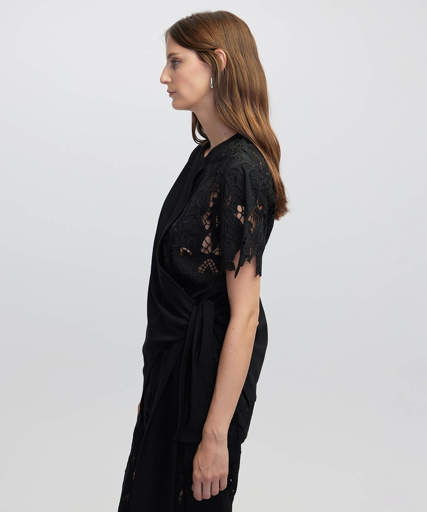 Kumaş Mix Asimetrik Tişört