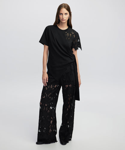 Kumaş Mix Asimetrik Tişört