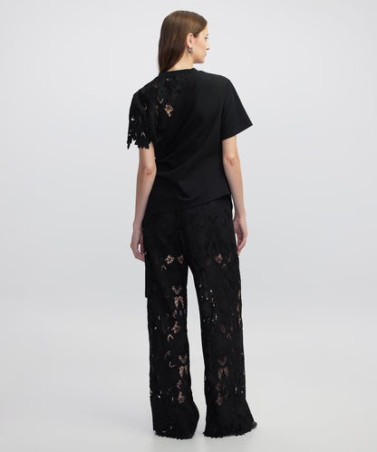 Kumaş Mix Asimetrik Tişört