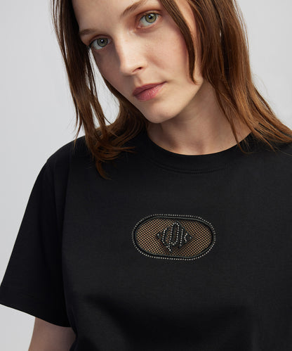 Monogram Nakışlı Tişört