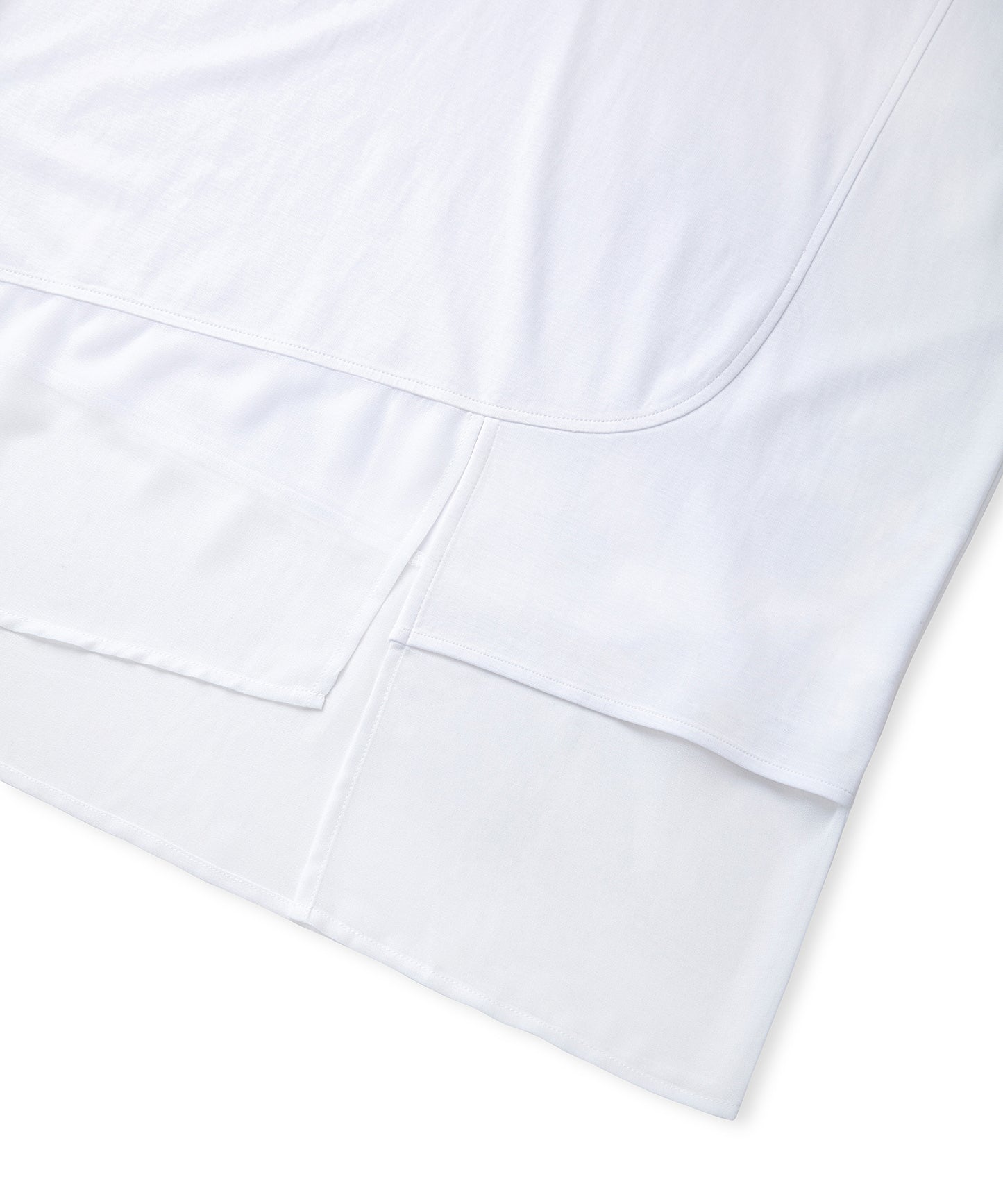 Kumaş Mix Asimetrik Tişört