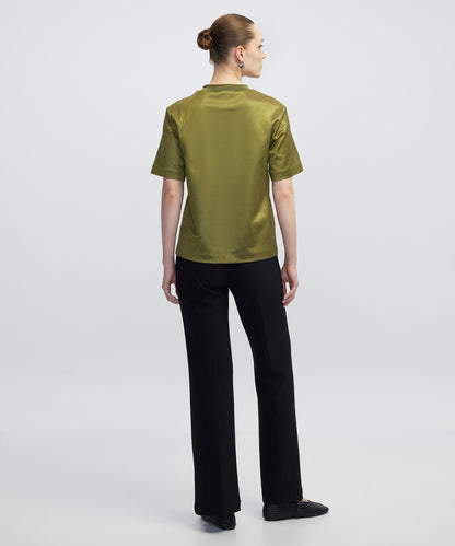 Parlak Dokulu Tişört