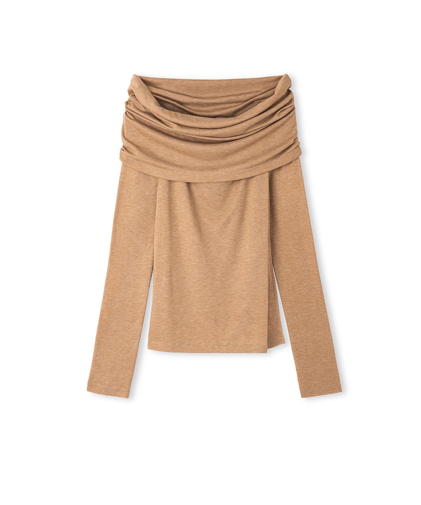 Omzu Açık Uzun Kollu Tişört