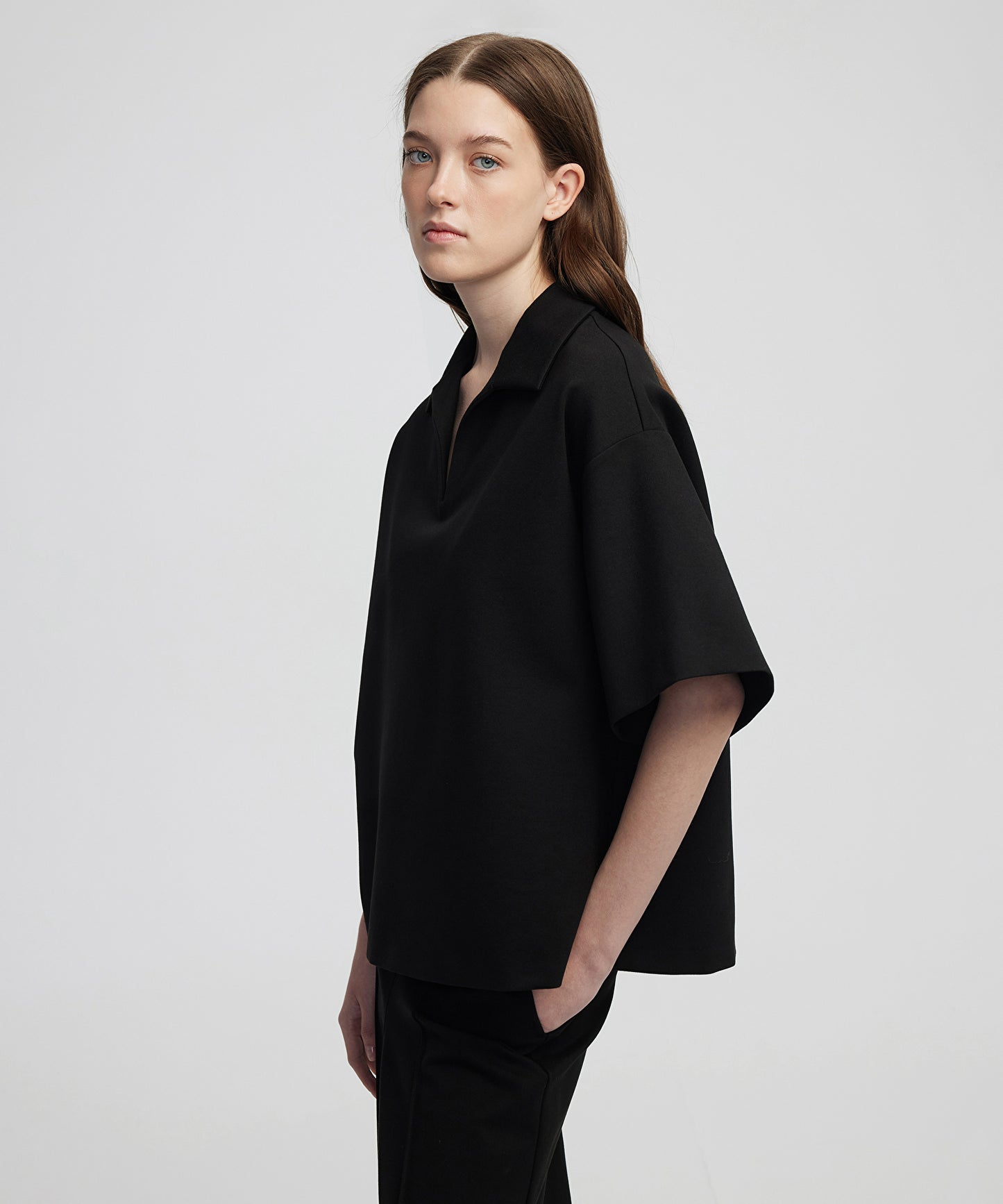 Gömlek Yaka Rahat Kesim Tişört