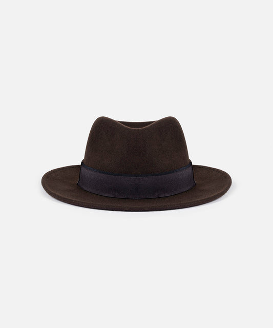 Kontrast Şeritli Yün Şapka