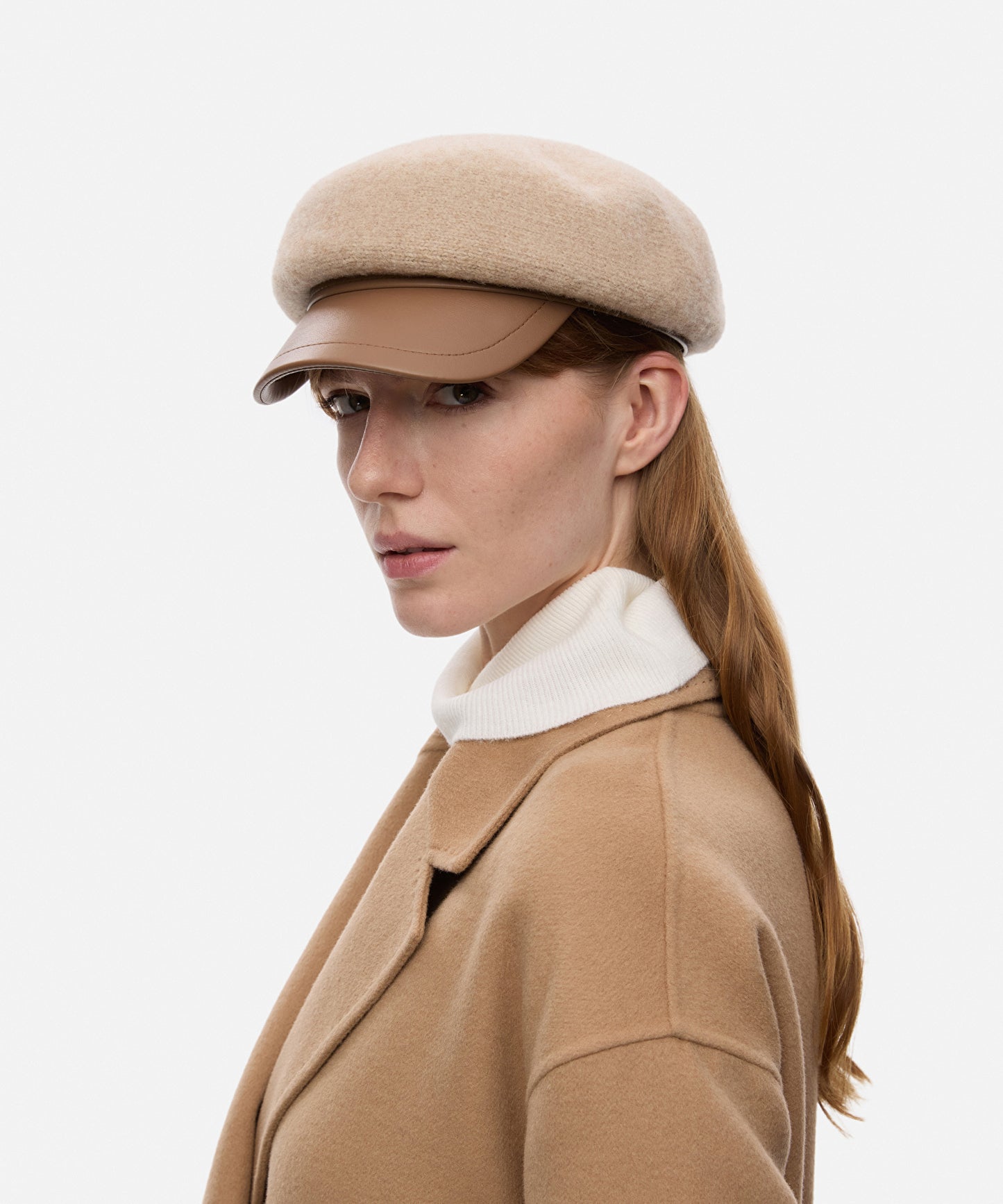 Colorblock Yün Içerikli Şapka