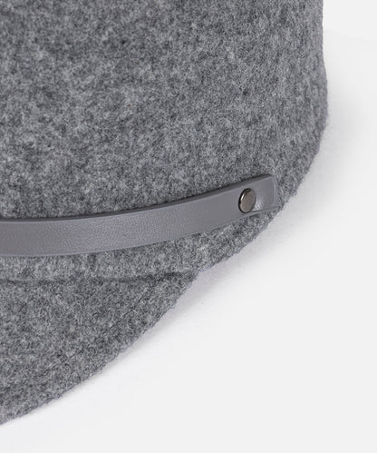 Kontrast Şeritli Yün Şapka