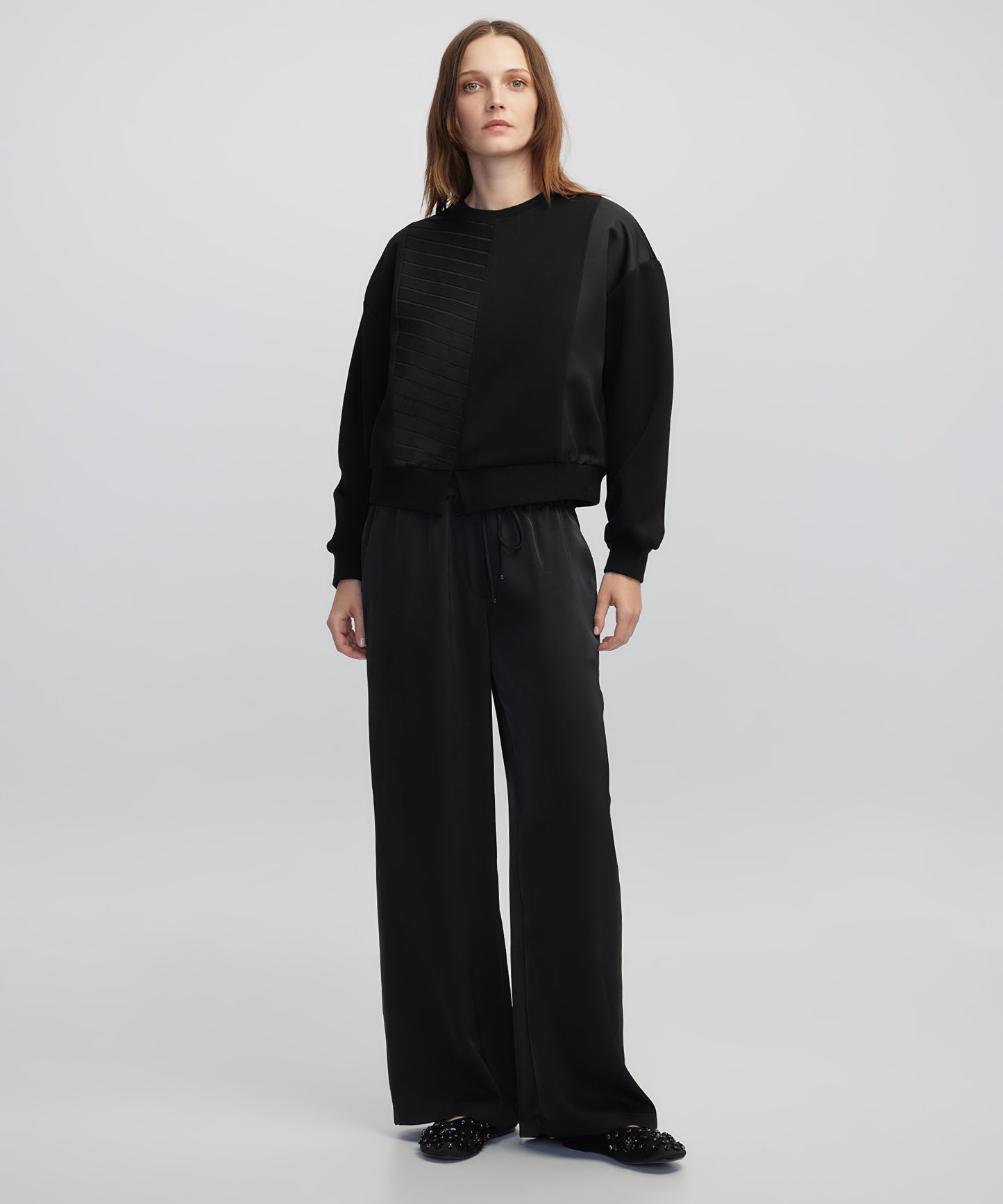 Kontrast Dokulu Sweatshirt