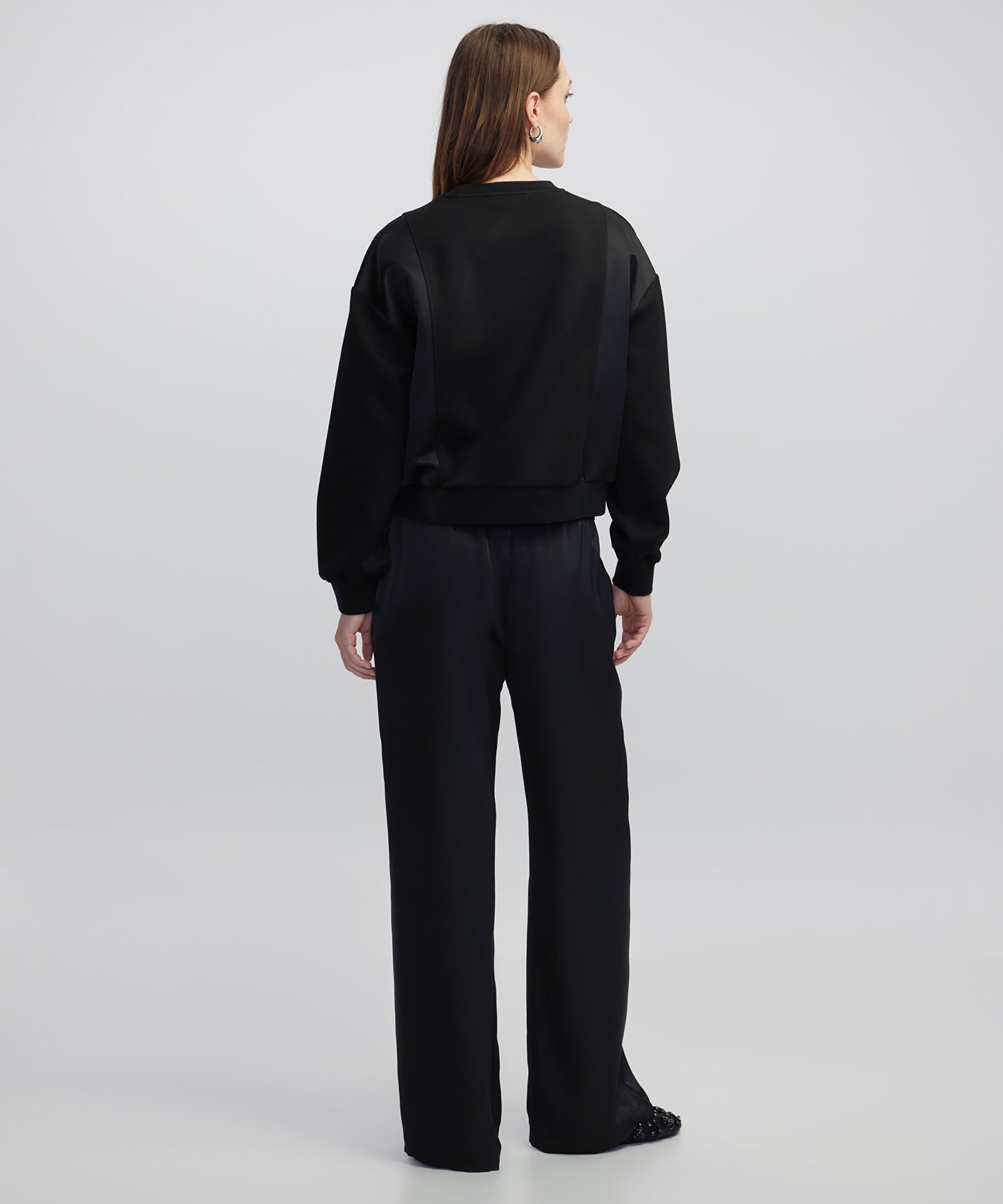 Kontrast Dokulu Sweatshirt