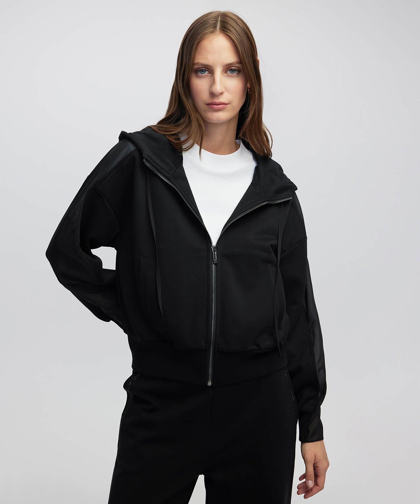 Kumaş Mix Sweatshirt