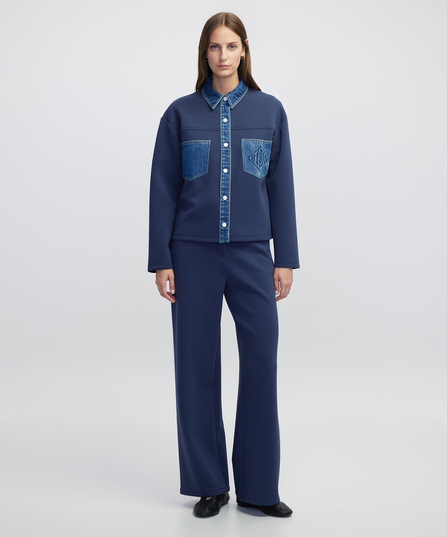 Denim Mix Sweatshirt