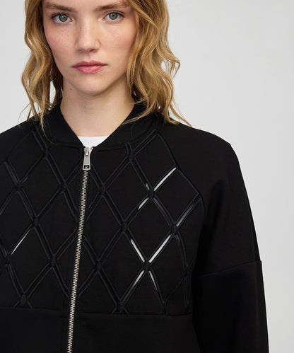 Nakışlı Fermuarlı Sweatshirt