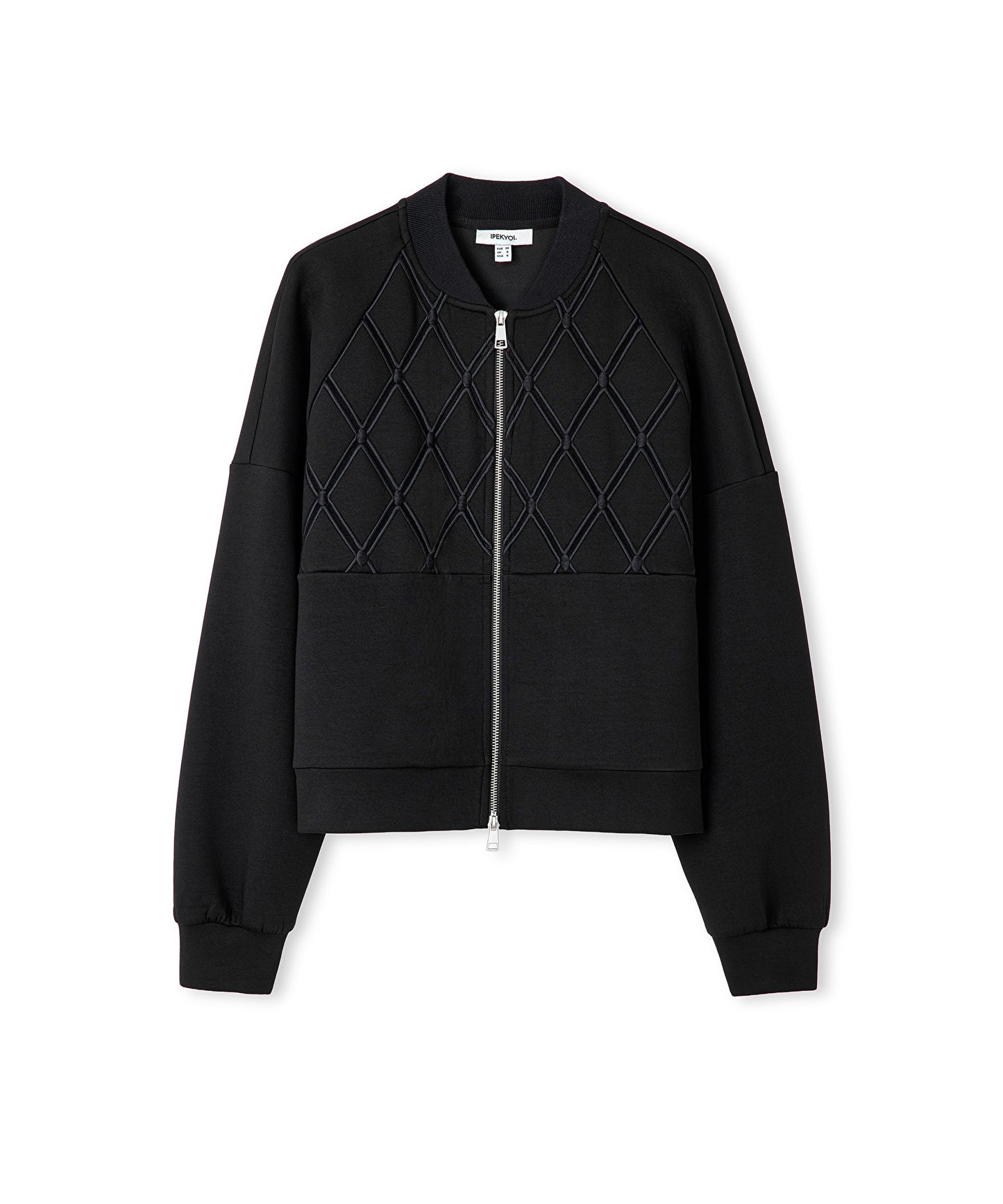 Nakışlı Fermuarlı Sweatshirt