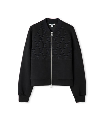 Nakışlı Fermuarlı Sweatshirt