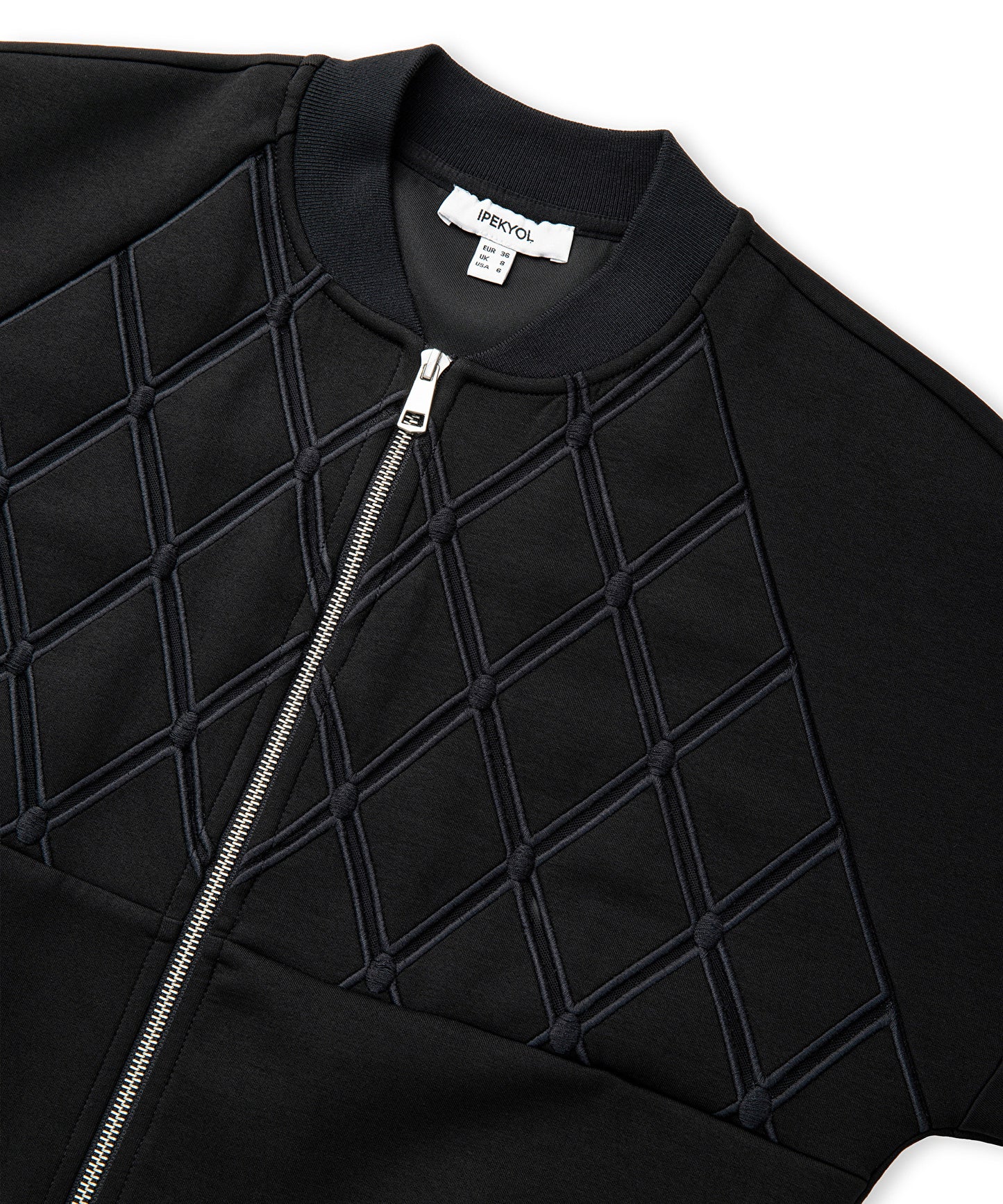 Nakışlı Fermuarlı Sweatshirt