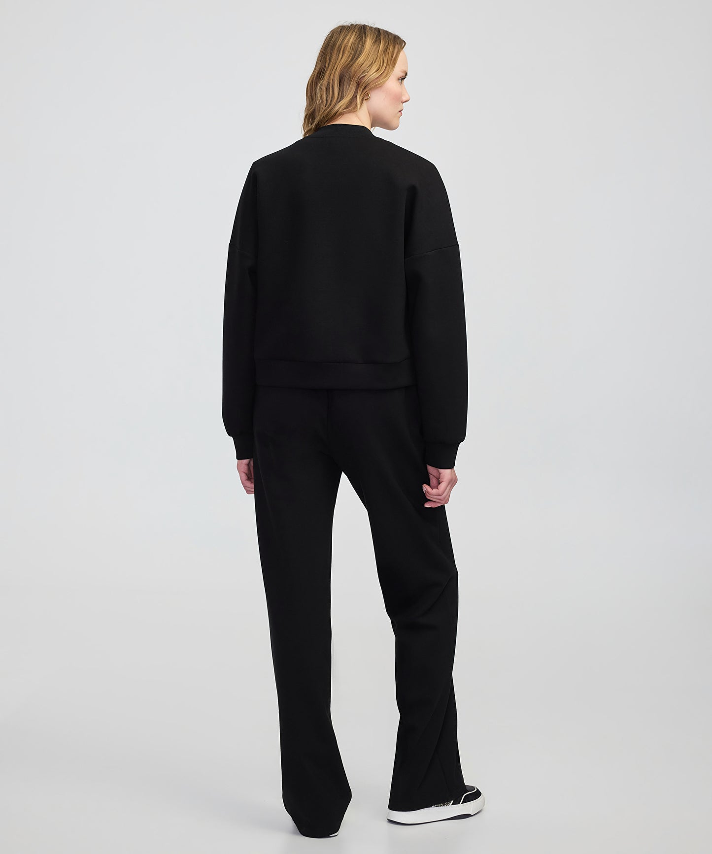 Nakışlı Fermuarlı Sweatshirt