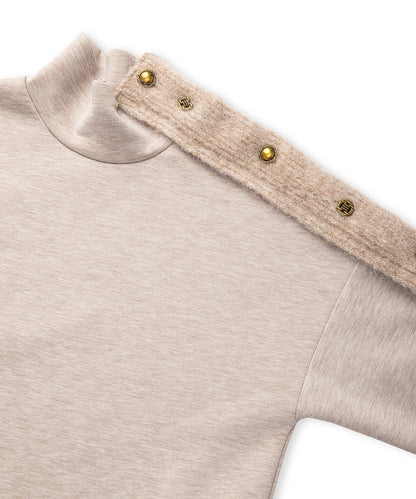 Triko Mix Dik Yaka Sweatshirt