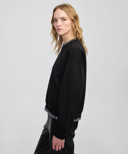 Işlemeli Sweatshirt