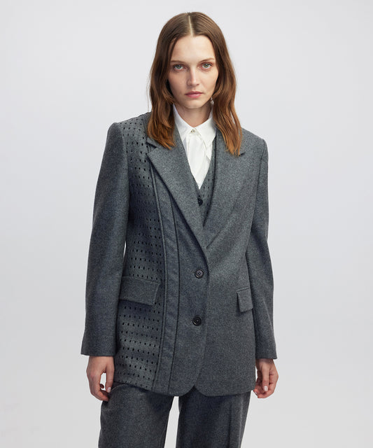 Vatkalı Cutout Blazer