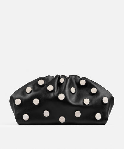 Metal Trok Aksesuarlı Clutch