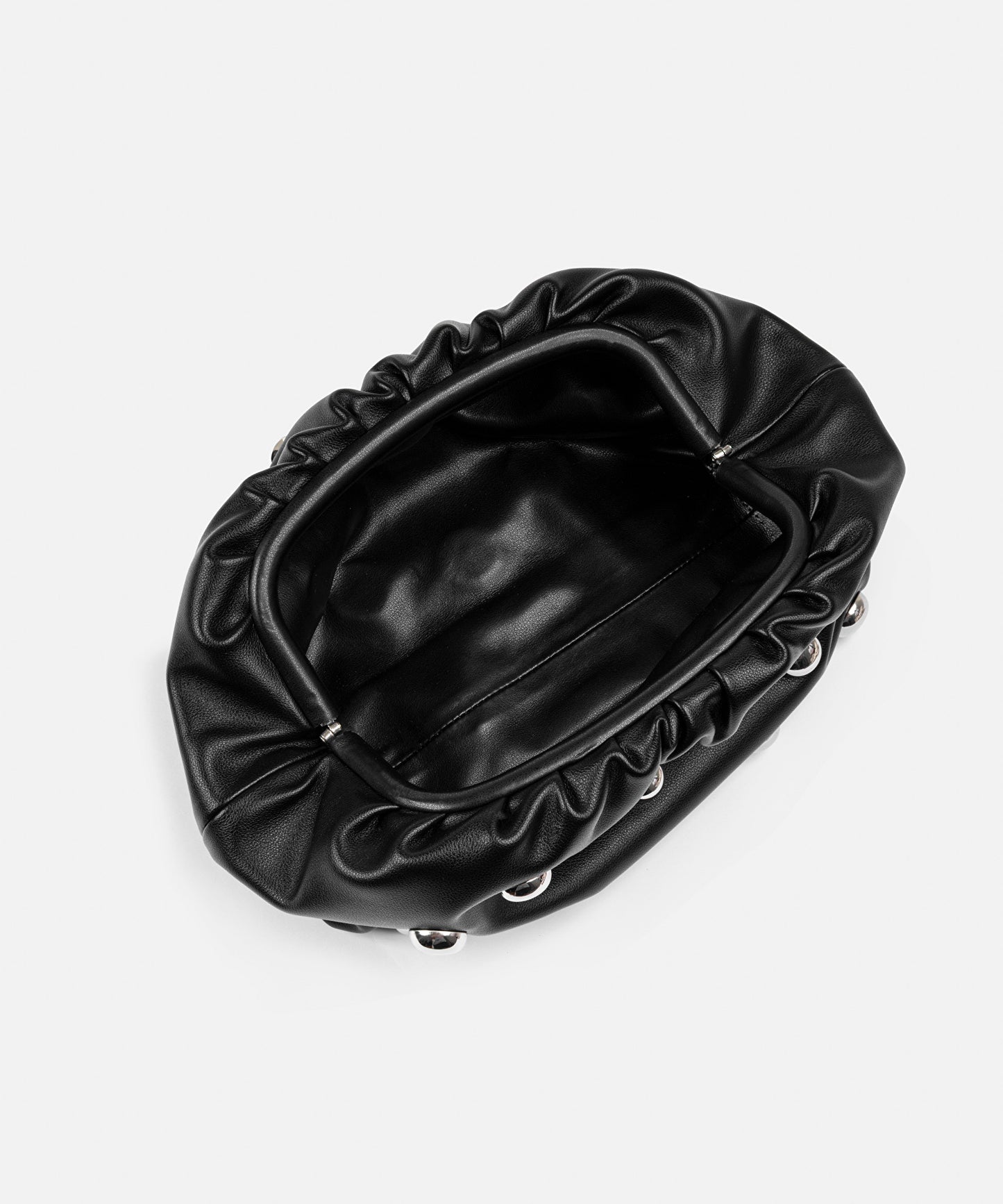 Metal Trok Aksesuarlı Clutch