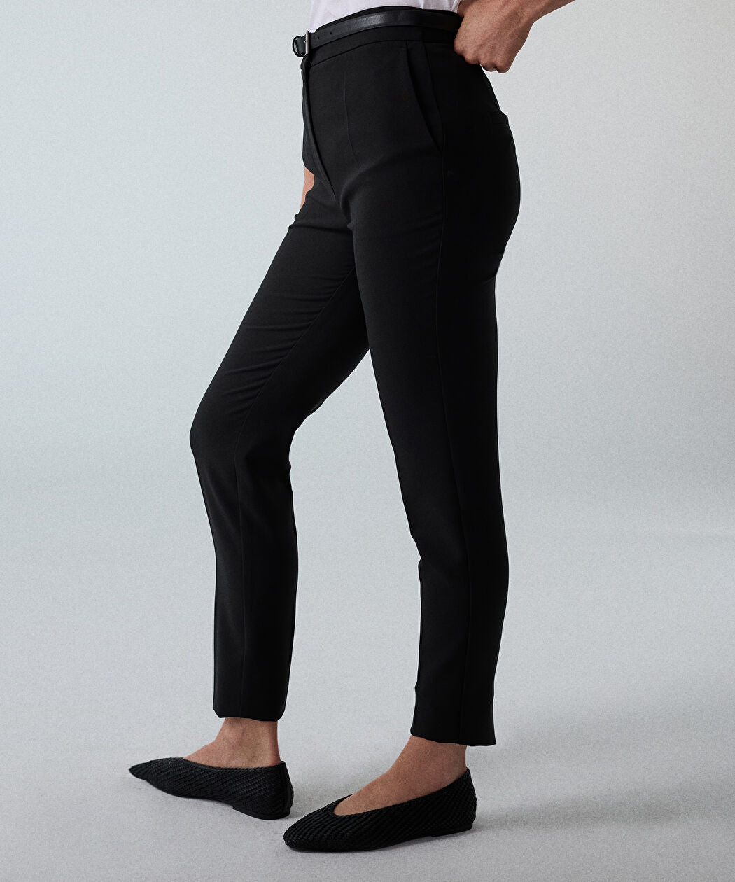 Siyah Elastik Bel Skinny Fit Pantolon Iw6260003153001 | Ipekyol
