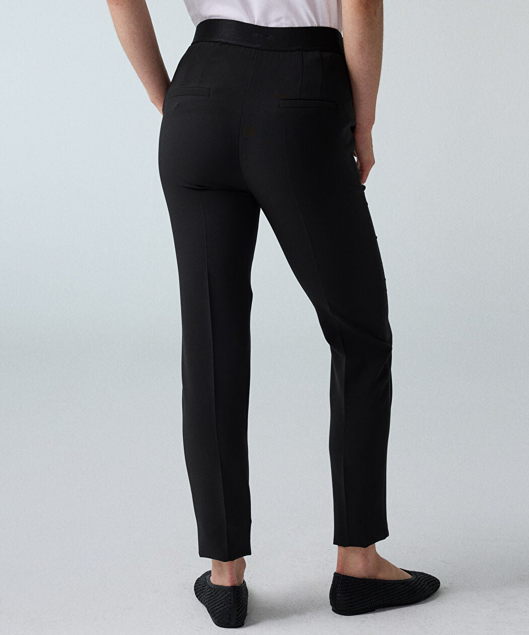 Siyah Elastik Bel Skinny Fit Pantolon Iw6260003153001 | Ipekyol