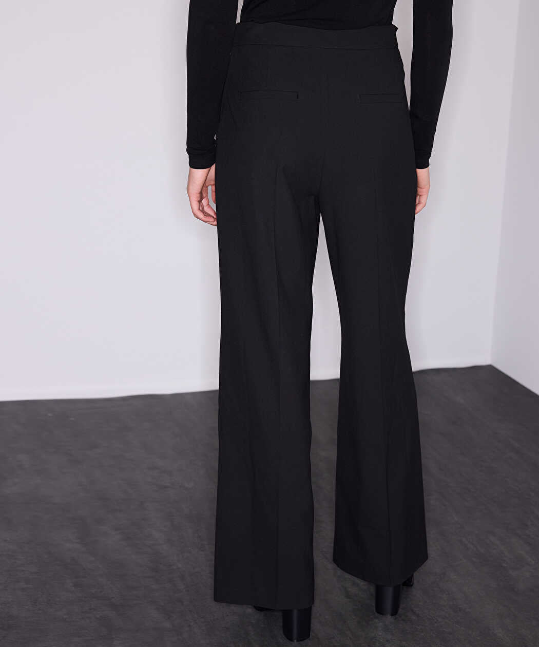 Siyah Çift Kemerli Pantolon Iw6260003294001 | Ipekyol