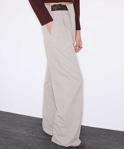 Bej Çift Kemerli Pantolon Iw6260003294090 | Ipekyol