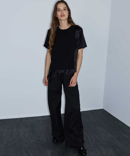 Siyah Vatkalı Asimetrik Bluz Iw6260006132001 | Ipekyol