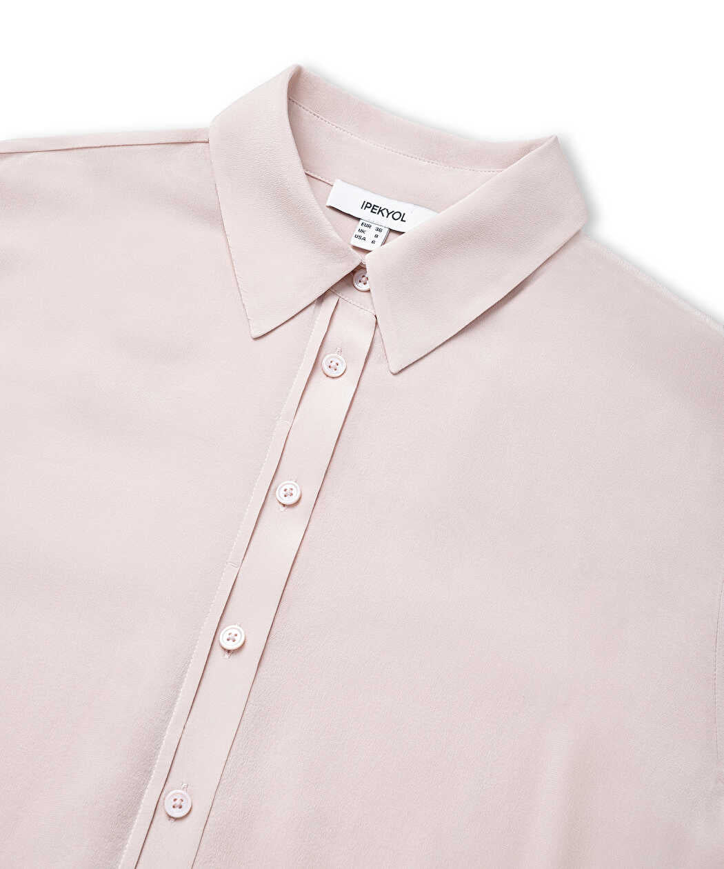 Pembe Dökümlü Ipek Gömlek Iw6260025182039 | Ipekyol