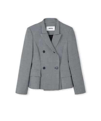 Siyah Yün Içerikli Kazayağı Desen Blazer Iw6260106131001 | Ipekyol