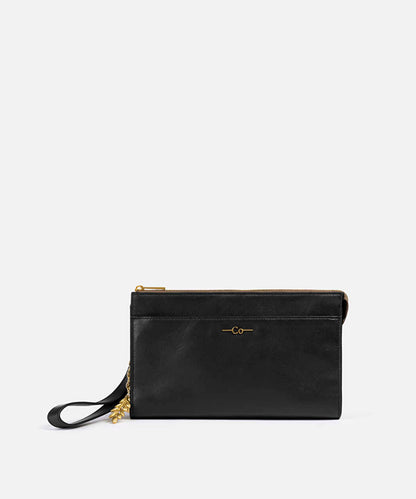 Siyah %100 Deri Olive Tree Clutch Iw6260121007001 | Ipekyol