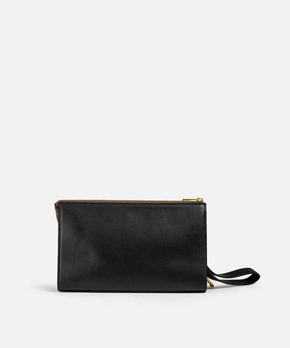 Siyah %100 Deri Olive Tree Clutch Iw6260121007001 | Ipekyol