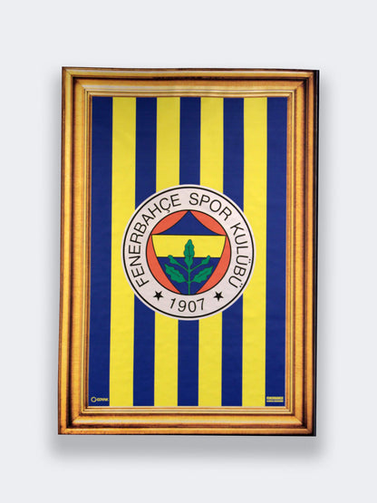 Fenerbahçe Logo Statik Kağıt Tablo 58x83