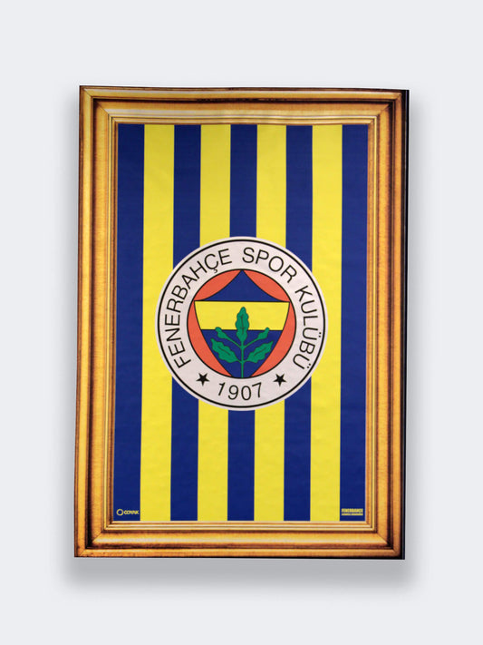 Fenerbahçe Logo Statik Kağıt Tablo 58x83