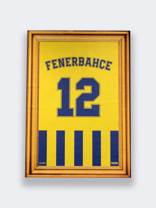 Fenerbahçe 12 Numara Statik Kağıt Tablo 58x83