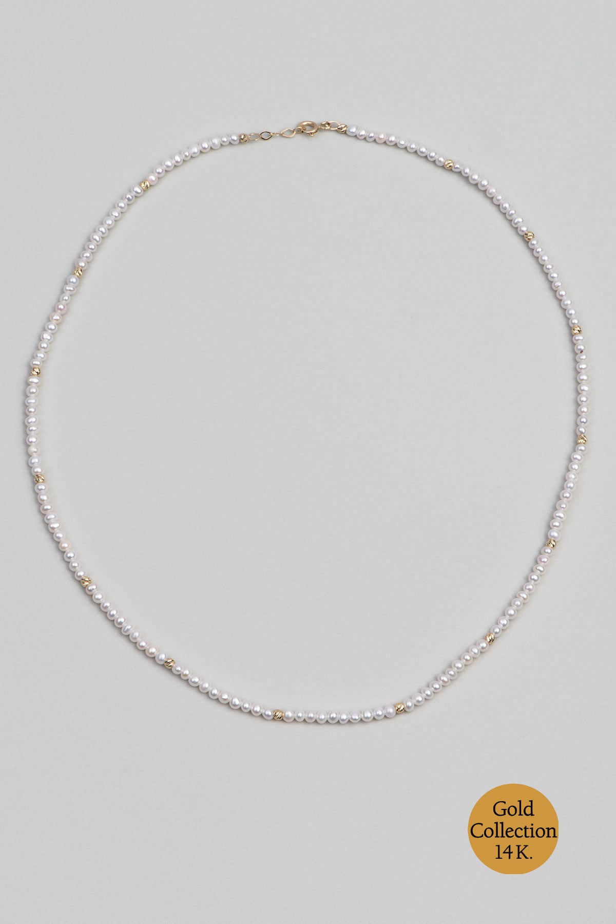 Doğal Inci 14 Ayar Altın Kolye M00315083643