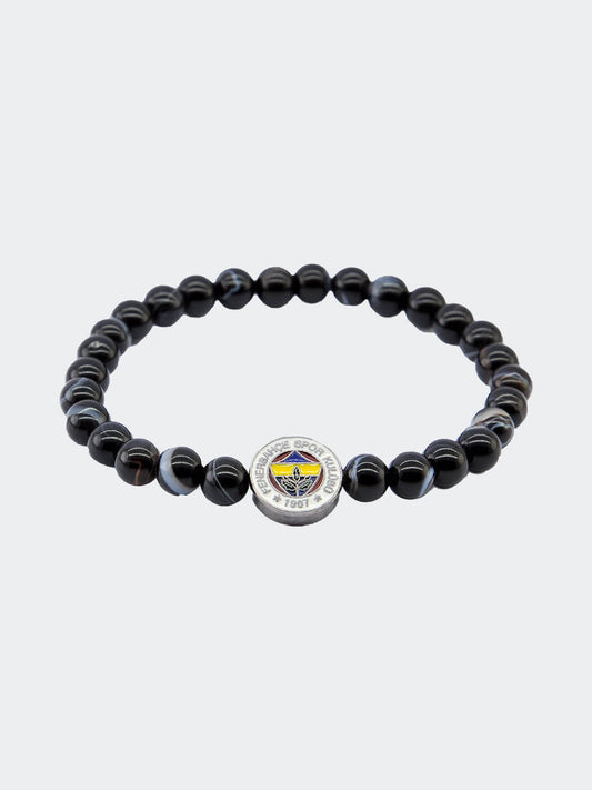 Fenerbahçe Akik Doğaltaş Bileklik 6mm