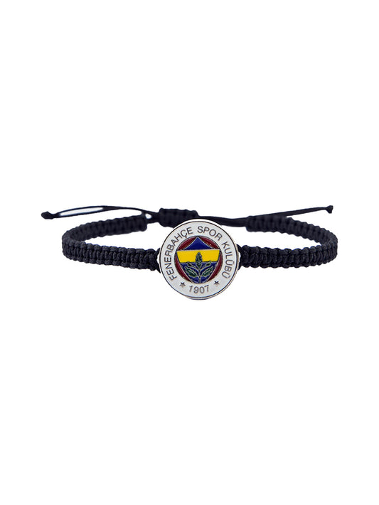 Fenerbahçe Logo Makrome Lacivert Bileklik