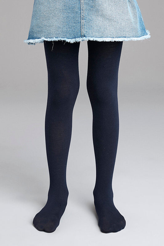 Lacivert Kız Çocuk 20 Külotlu Çorap