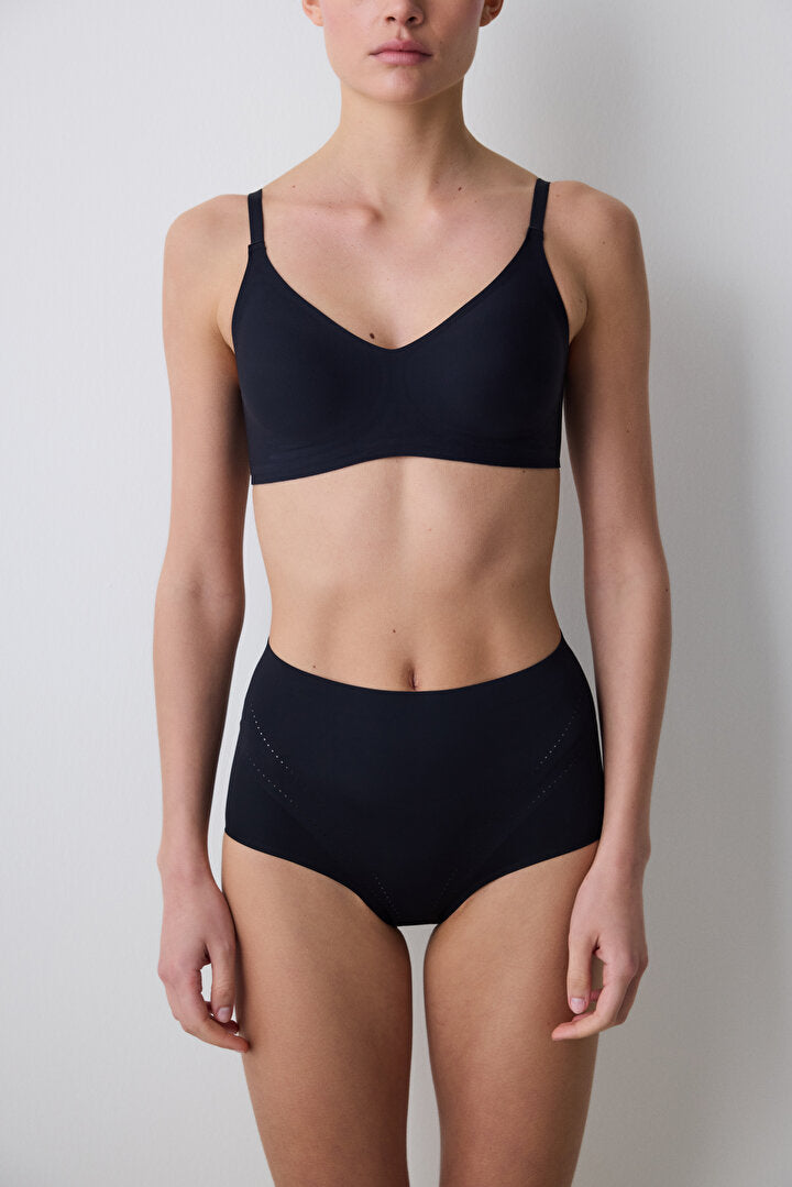 #izbırakmaz Siyah Light Slip Korse