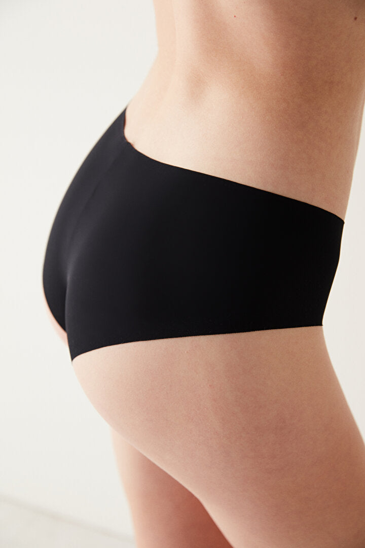 #izbırakmaz Smooth Siyah Hipster Külot