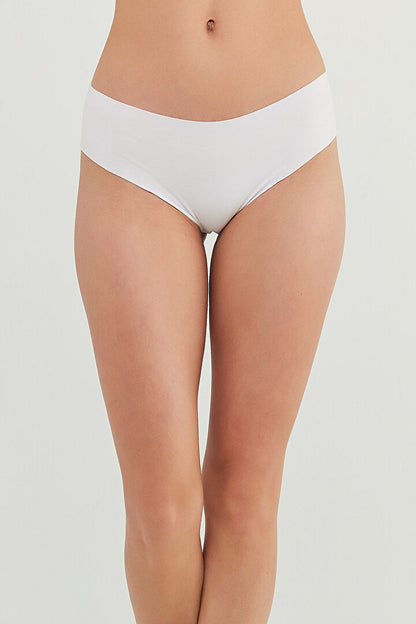 #izbırakmaz Fresh Görünmez Pamuklu Beyaz Hipster Külot