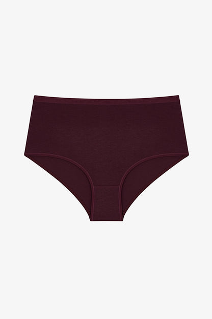 Woodrose Çiçekli Yüksek Bel 3'lü Slip Külot